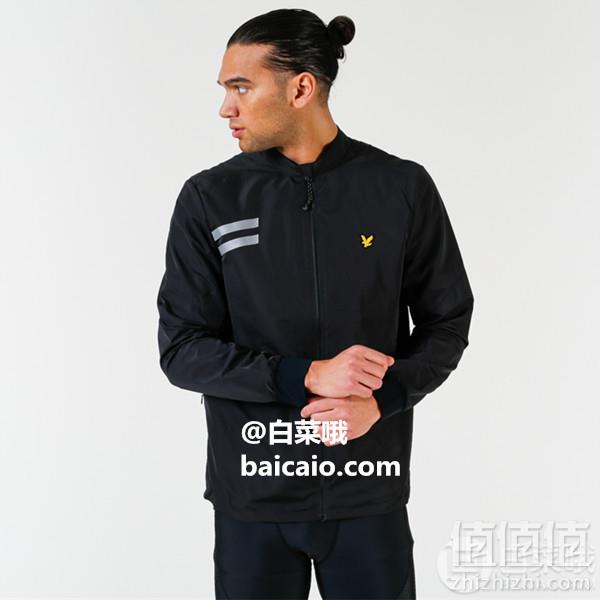 限XL码，Lyle & Scott 苏格兰金鹰 男士超弹运动夹克JK1060 Prime会员免费直邮含税到手226元