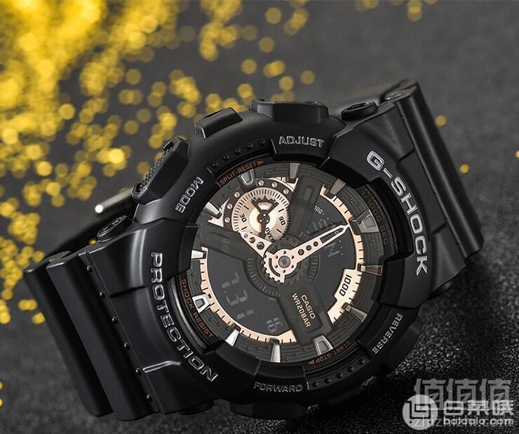 CASIO 卡西欧 G-SHOCK系列 GA-110RG-1A男士双显运动手表新低467.5元包邮包税
