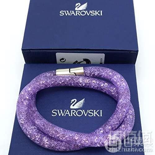 Swarovski 施华洛世奇 Stardust 紫色仿水晶双环手链5120044  Prime会员凑单免费直邮含税到手167元