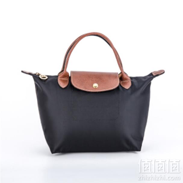 王菲同款，Longchamp 珑骧 短柄尼龙饺子包 小号 黑色319元包邮包税