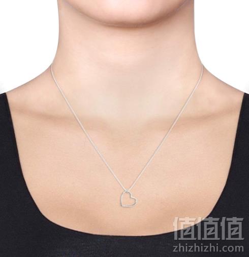 德国品牌，Elli 女士925纯银心形项链 Prime会员凑单直邮含税到手173.34元