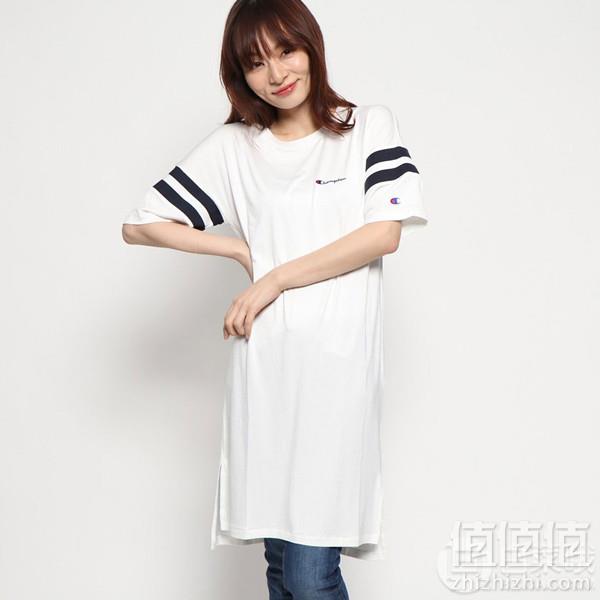 限M码，Champion 冠军牌 日本线 CW-PS306 女士半袖连衣裙 Prime会员免费直邮含税到手219元（需用码）