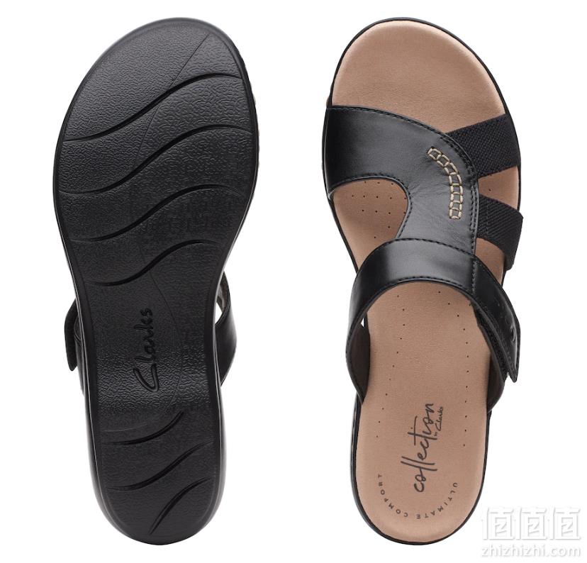 限US6码，Clarks 其乐 Leisa Emily 女士舒适凉拖鞋 prime会员免费直邮到手新低154元