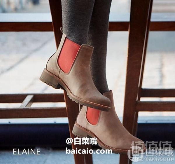 限UK5码，Ecco 爱步 Elaine伊莲系列 女士切尔西靴 Prime会员免费直邮含税到手471元
