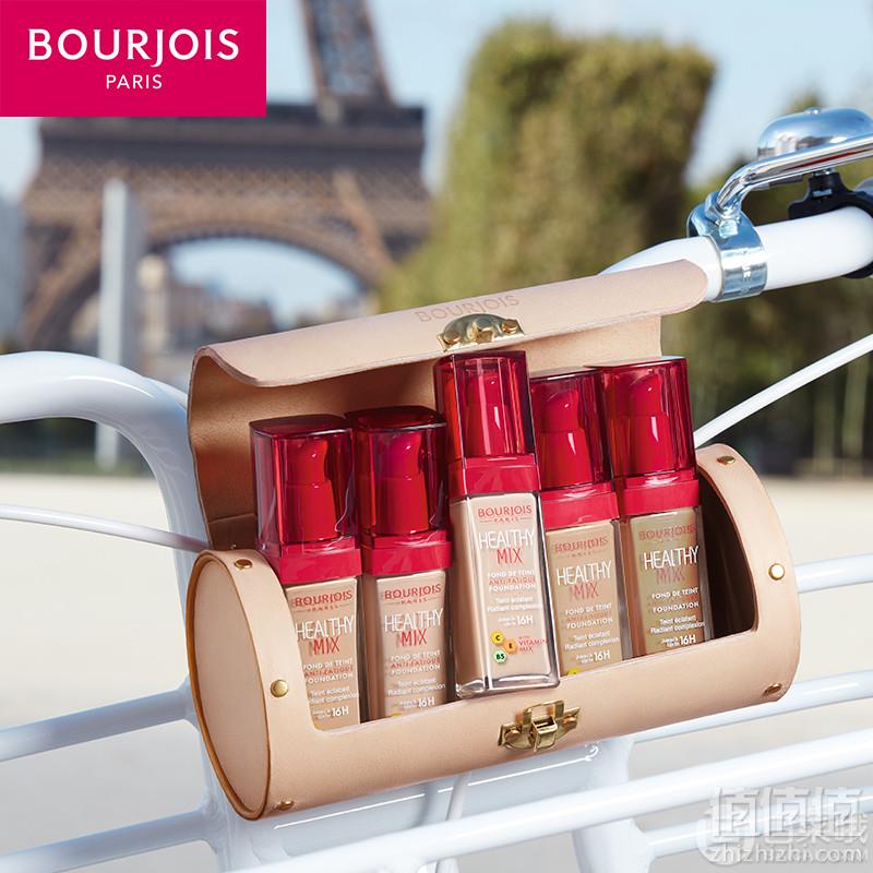 Bourjois 妙巴黎  果然美肌粉底液 30ml 5个色号64.5元包邮（需领券）