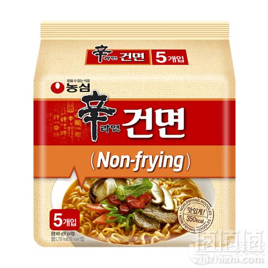 韩国进口 农心 非油炸辛拉面97g*5凑单低至15.9元