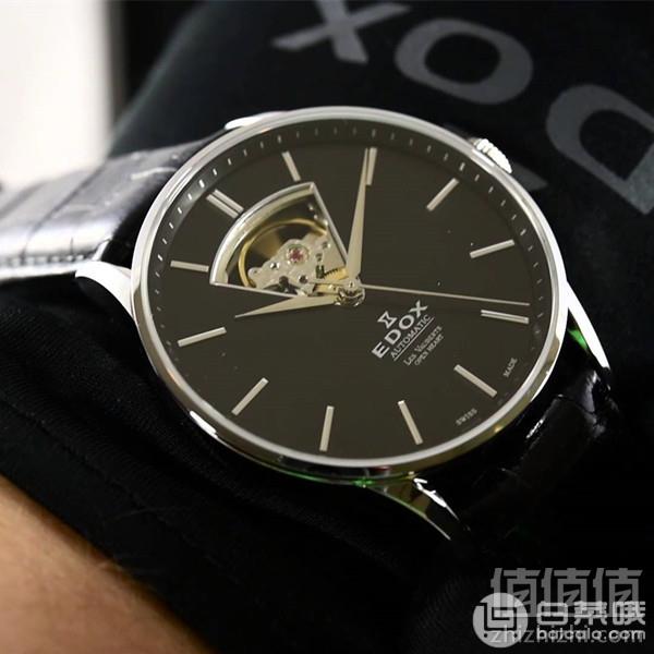 EDOX 依度 Les Vauberts系列 85010-3N-NIN 自动机械男表 新低9.99约2173元