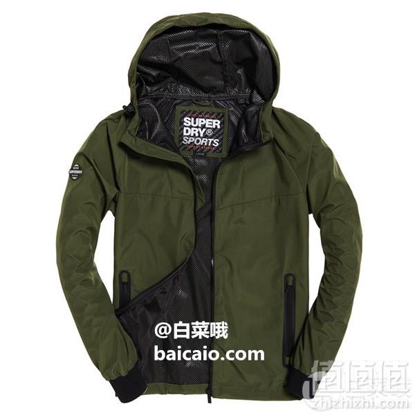 限M码，Superdry 极度干燥 Echo Beach Cagoule 男士连帽运动夹克 Prime会员免费直邮含税到手新低239元