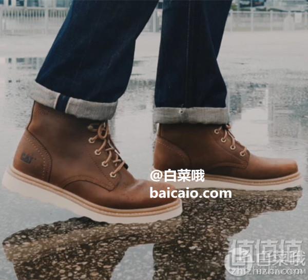 限US7 W码，Caterpillar 卡特彼勒 Chronicle 男士时尚短靴 Prime会员免费直邮含税到手新低414元