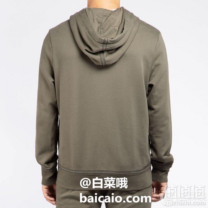 2.1折！限L码，True Religion 真实信仰 男士纯棉法兰绒连帽卫衣 Prime会员免费直邮含税到手311元