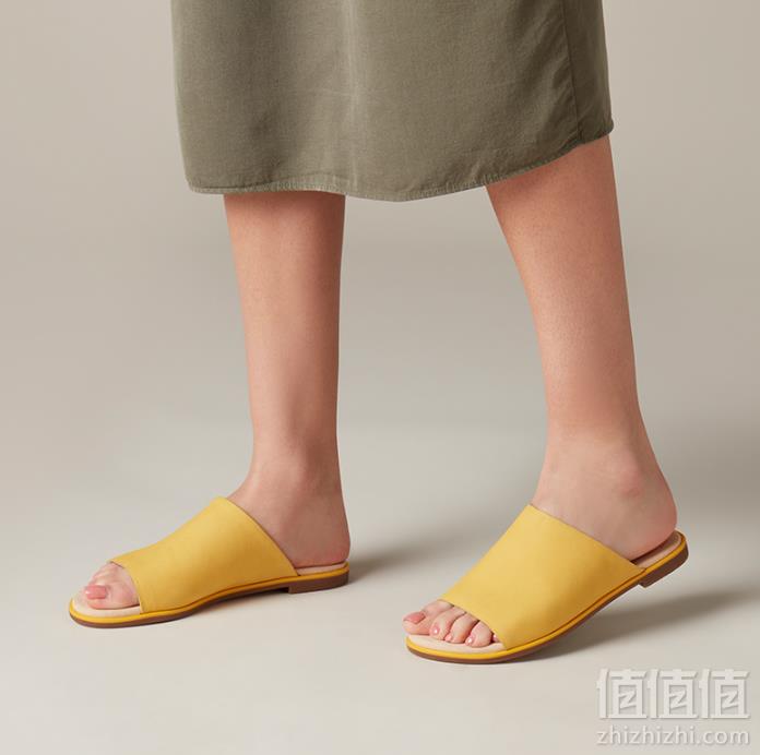 19新款 Clarks 其乐  Bay Petal  女士凉拖鞋 Prime会员免费直邮含税到手新低181.02元