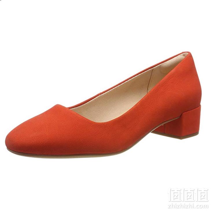 限37.5码，Clarks 其乐 19新款 Orabella Alice 女士浅口粗跟单鞋 Prime会员免费直邮含税到手237.3元