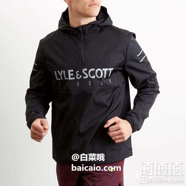 <span>1.5折白菜！</span>S/XL码，Lyle & Scott 苏格兰金鹰 男士轻量连帽运动夹克JK1064 Prime会员凑单免费直邮含税到手新低192元