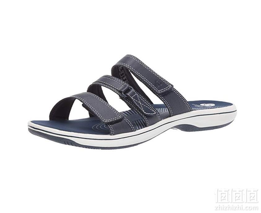 限US5码，Clarks 其乐 Brinkley Coast 女士魔术贴凉拖  Prime会员凑单直邮含税新低价155.55元