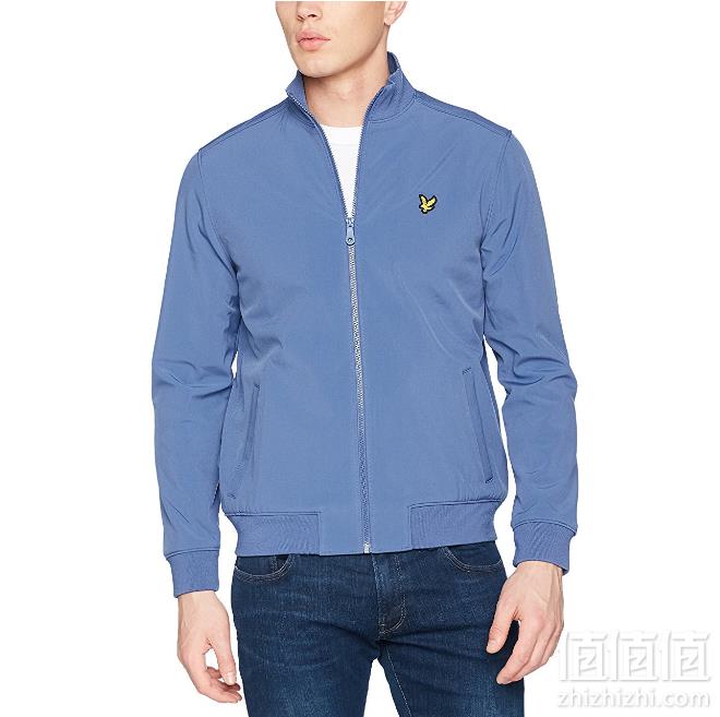 限S码，Lyle & Scott 苏格兰金鹰 男士立领休闲软壳夹克 Prime会员免费直邮含税到手270元
