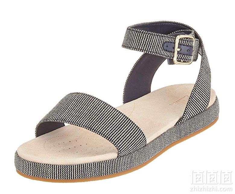 多码白菜！Clarks 其乐 Botanic IVY 女士圈带凉鞋 261319 Prime会员免费直邮到手221.29元