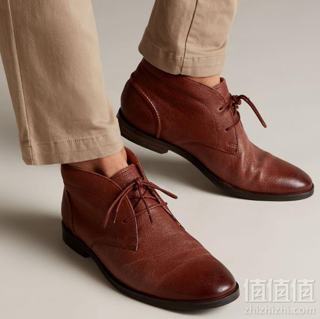 限42码，Clarks 其乐 Glide Chukka 男士系带皮马靴  Prime会员免费直邮到手568元