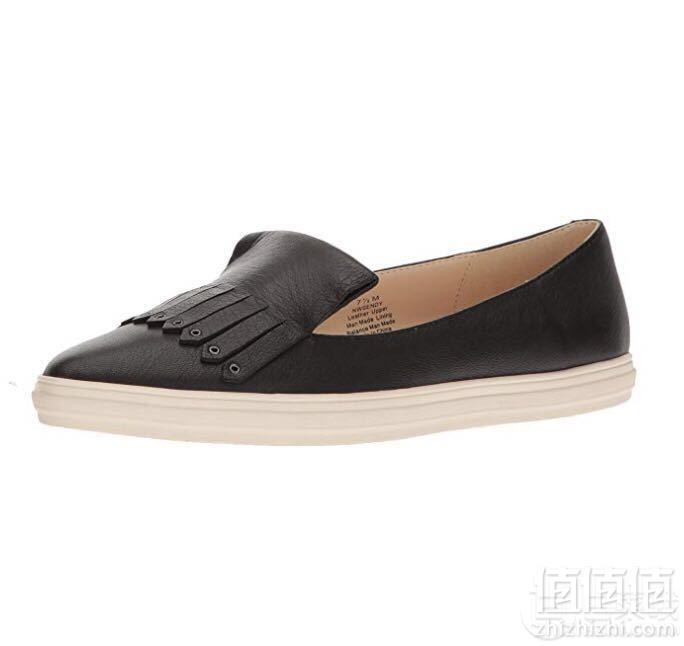 US 5码，Nine West 玖熙 Sendy 女士皮革休闲单鞋到手189.38元