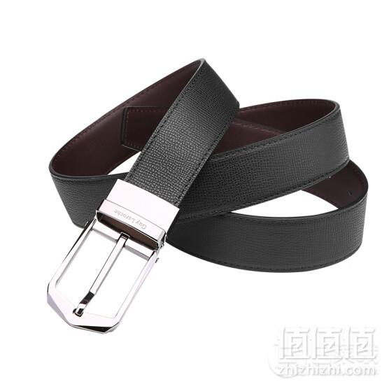 Guy Laroche 姬龙雪 男士黑色双面可旋转针扣皮带 GT79571011G-01371元包邮（需凑单）