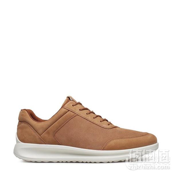 UK7码，Ecco 爱步 Aquet 男士轻质透气真皮休闲鞋439.1元