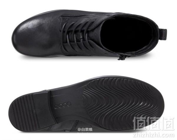 国内￥1799，2015秋冬新品 ECCO 爱步 女士触感25系带平底靴 €74.87 直邮含税到手￥667