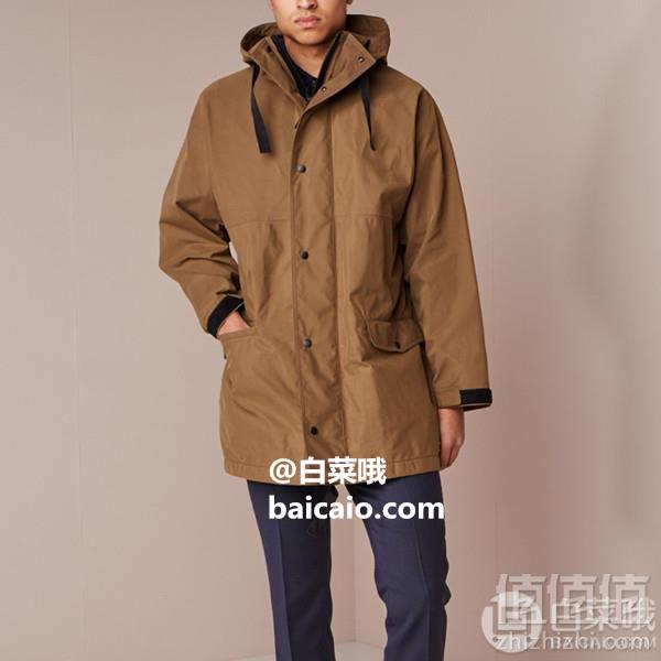 2.3折！M码，BOSS Orange 橙标 Olucion 男士防泼水连帽夹克 两色808.72元