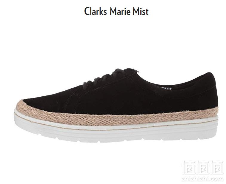 限US6.5码，Clarks 其乐 19年新款 女士 Marie Mist 系带平底单鞋222.90元