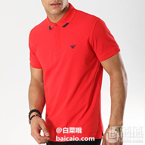 M码，Emporio Armani 安普里奥·阿玛尼 211804 男士纯棉短袖Polo衫330.83元（天猫旗舰店776元）