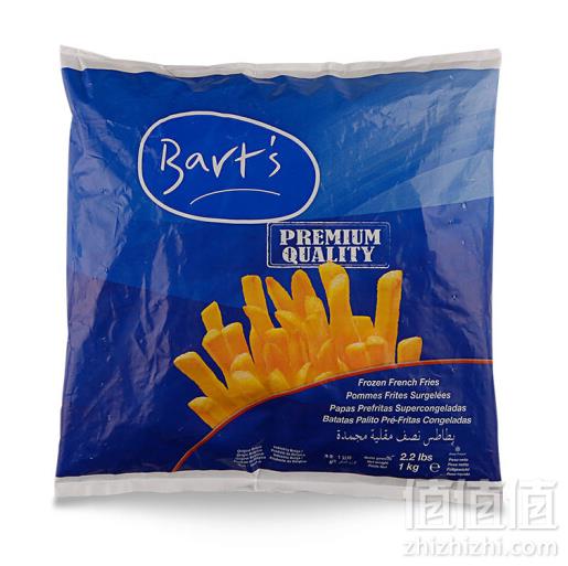 限地区，Bart's 巴特兹 冷冻炸薯条 1kg低至13.9元/件（多重优惠）