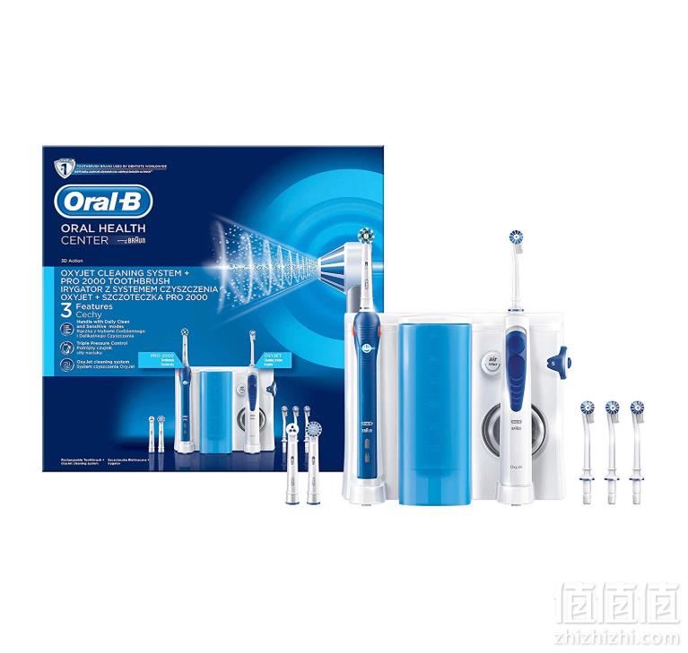 Oral-B 欧乐B OC20 冲牙器+电动牙刷 护理套装666.17元（国内1259）