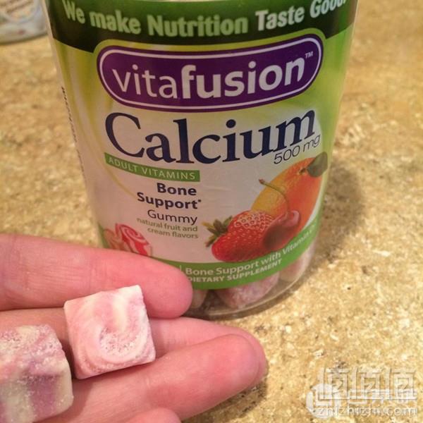 Vitafusion 小熊糖 成人钙+维生素D水果味软糖100粒71.49元