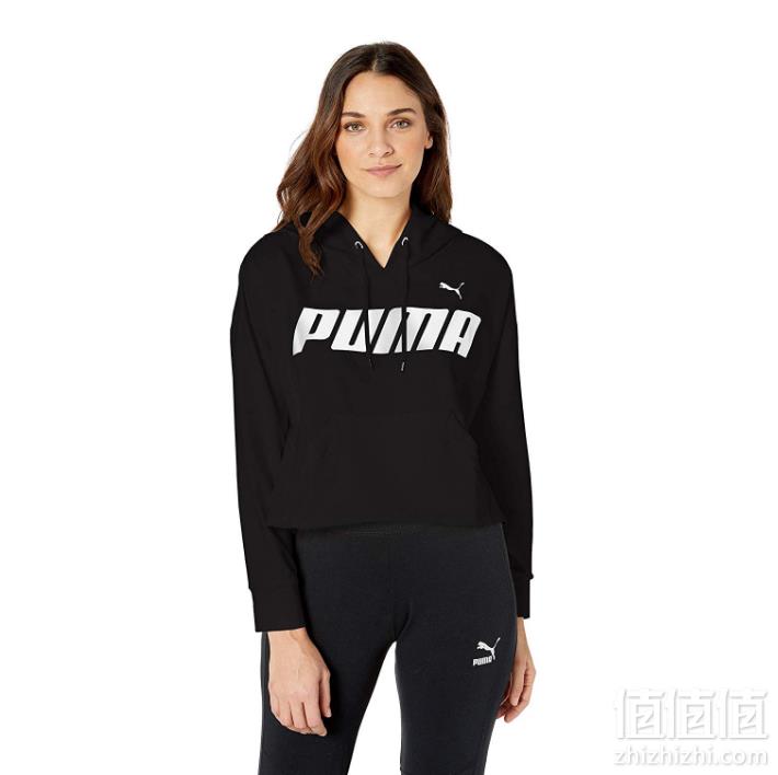 限XL码，PUMA 彪马 女士 短款 运动 连帽套头卫衣108.1元