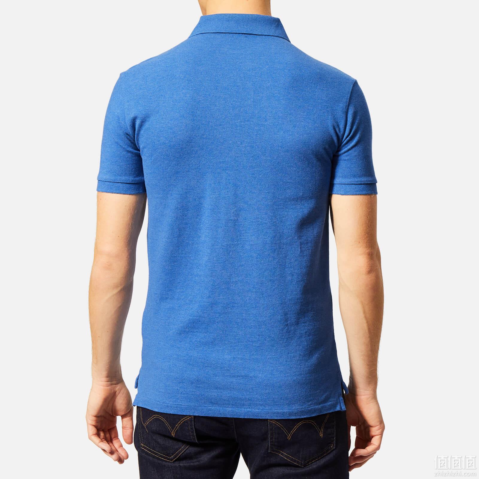Polo Ralph Lauren Men's Slim Fit Mesh Polo Shirt - Dockside Blue Heather