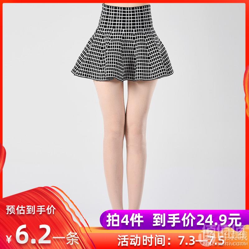 阪织屋 20D夏季超薄款提花lolita公主风连裤袜 4双 多款可选19.9元包邮（双重优惠 拍4件）