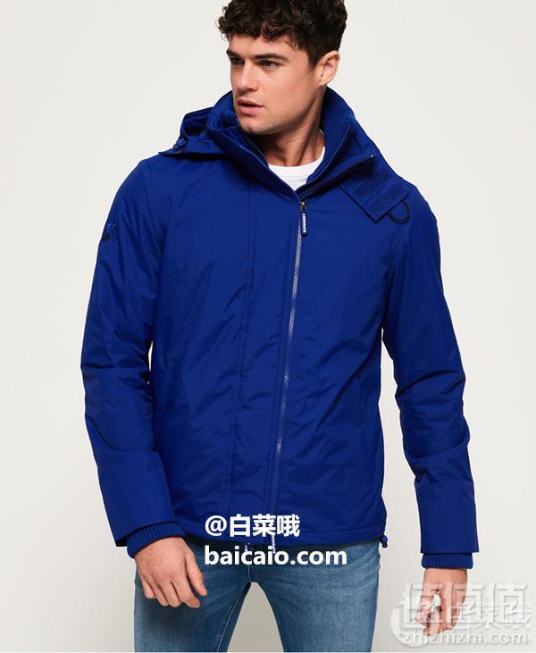 M码，Superdry 极度干燥 Arctic Windcheater 男士连帽防风夹克271.27元