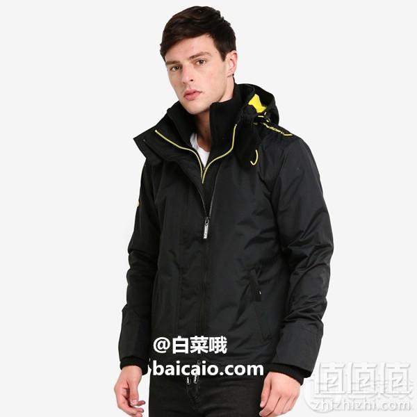 M码，Superdry 极度干燥 Arctic Windcheater 男士连帽防风夹克271.27元