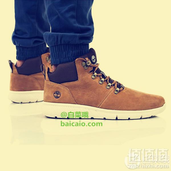 41.5码，Timberland 添柏岚 Boltero 男士经典真皮短靴新低366.74元