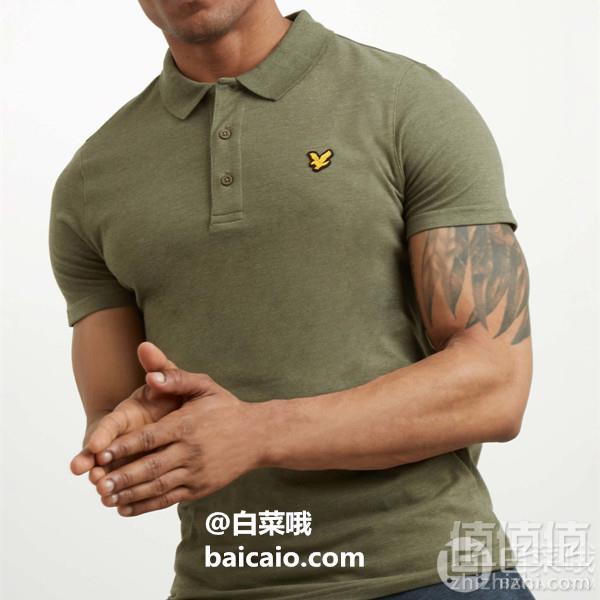 S码，Lyle & Scott  苏格兰金鹰 SportSS 男士吸湿速干修身Polo衫148.45元