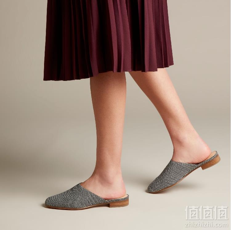限36EU码，Clarks 其乐 Pure Blush 穆勒鞋拖鞋253.25元