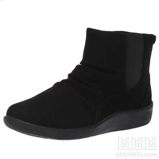 限US5.5码，反季好价 Clarks 其乐 女士 Sillian Rima 时尚靴子 黑色144.12元