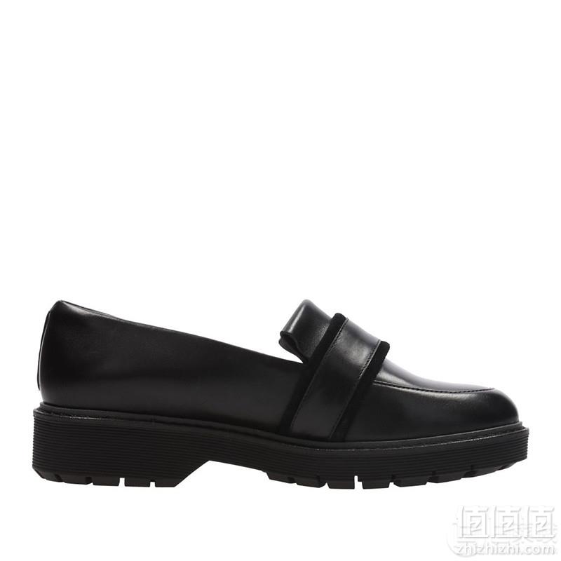 限36码，Clarks  其乐 Alexa Ruby 女休闲英伦真皮单鞋173.35元