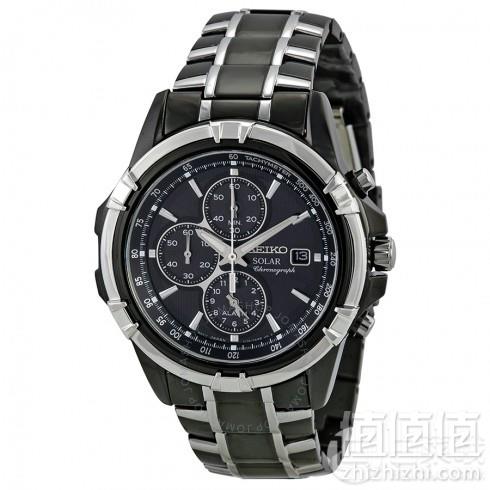 SEIKO 精工 SSC143 三眼计时太阳能男表1333.88元
