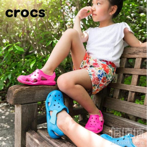Crocs 卡骆驰 儿童平底洞洞鞋沙滩凉鞋 *2双 179.4元包邮89.7元/双