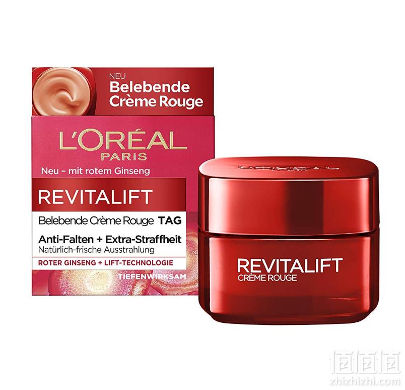 L'Oréal Paris 巴黎欧莱雅 复颜抗皱红参滋润面霜 50ml76.93元