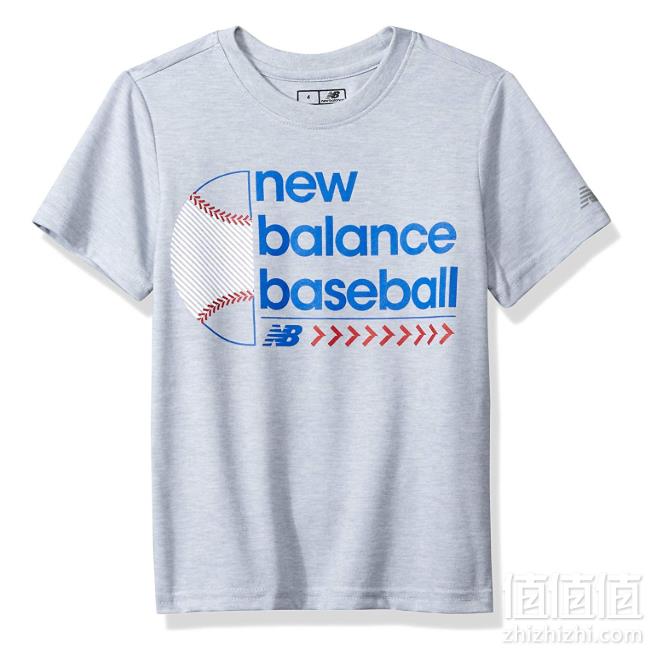 <span>白菜！</span>限18/20码，New Balance 新百伦 男大童速干短袖T恤25.82元