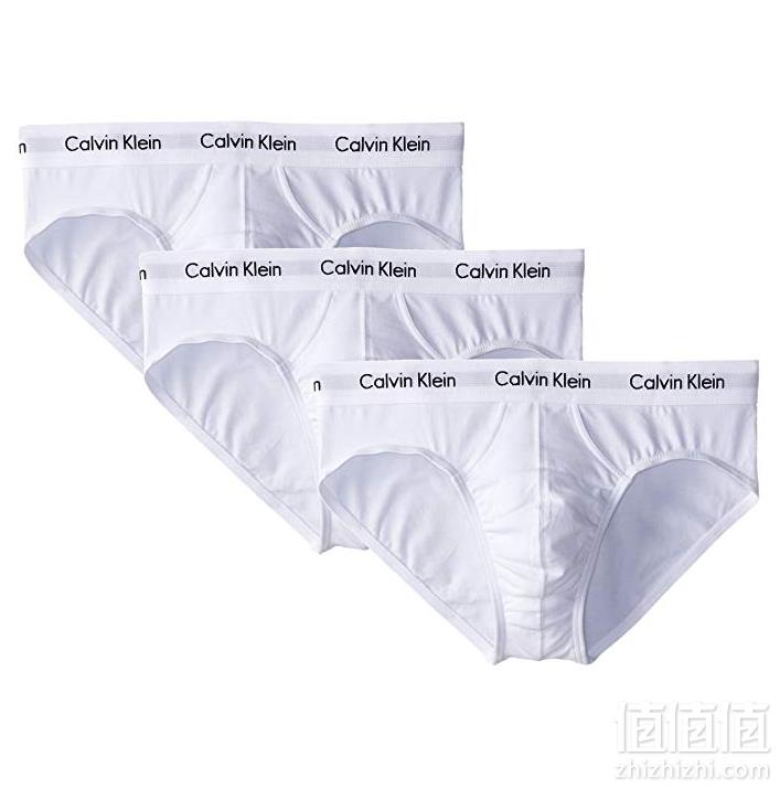 Calvin Klein 卡尔文·克莱恩 男士弹力纤维三角内裤 3条装111.52元