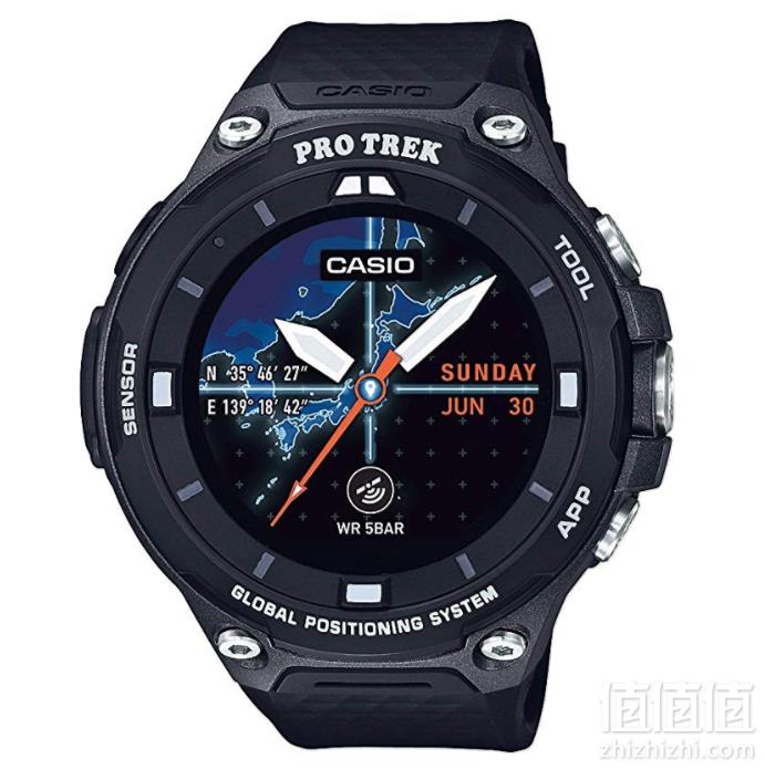 Casio 卡西欧  WSD-F20-BK 户外智能GPS运动手表2115.12元