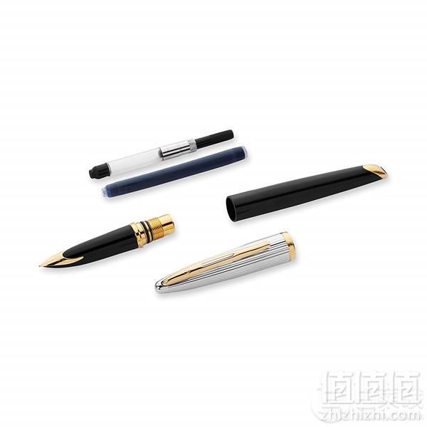 法国产，Waterman 威迪文 Carène海韵系列 F尖豪华纯黑丽雅钢笔1053.4元（天猫旗舰店3480元）