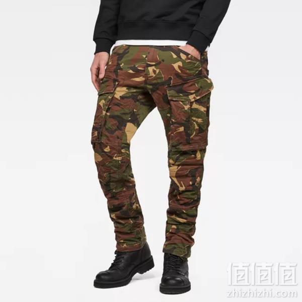 限W27/L34码，G-Star Raw Rovic 3D 男士迷彩休闲裤 Prime会员免费直邮含税到手269元