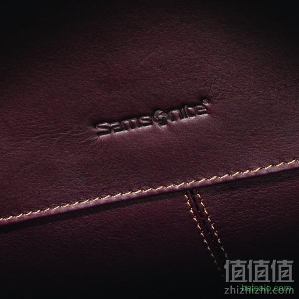 Samsonite 新秀丽 17英寸真皮复古公文包 2.7折 .97 到手￥695